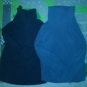 Warm long neck sweaters